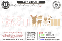 3D Dog Breeds Planters with Name Tag Laser Cut | Flower Pot Product Image 3