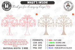 Family Easter Tree Laser Cut | Easter Table Decor | Spring Product Image 3