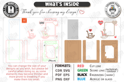 Mother's Day Personalized Photo Frames Laser Cut Bundle SVG Product Image 6