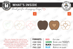 Wooden Snack Serving Tray Laser Cut | Modern Kitchenware SVG Product Image 3