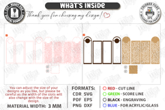 Wine Bottle Gift Boxes Laser Cut Bundle | Wine Bottle Holder Product Image 6