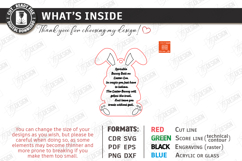 Easter Bait Tag Laser Cut | Basket Tags | Engraved Gift Tags Product Image 3