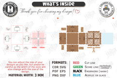 Personalized Gift Boxes Laser Cut Bundle | Boxes with Lid Product Image 16