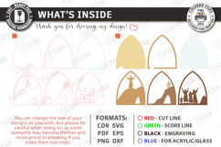 Easter Night Light Laser Cut | Religious LED Light SVG | CNC Product Image 3