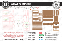 Retro Treasure Chest Laser Cut Bundle | 5 Vintage Boxes SVG Product Image 6