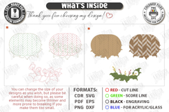 3D Floral Wall Art Laser Cut | Layered Flowers Sign Product Image 3