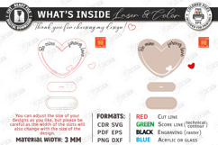 Minimalist Love Stand Laser Cut | Romantic Desktop Sign SVG Product Image 3