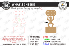 Kitchen Knife Stand Laser Cut|Knife Holder Stand|Kitchen SVG Product Image 3