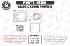 Retro Camera Photo Frame Laser Cut | Vintage Polaroid Style Product Image 4