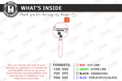 Teacher Appreciation Plant Stake Laser Cut | Flower Pot Sign Product Image 3