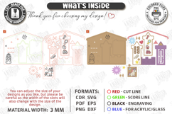 Personalized Busy Board Laser Cut | Kids Montessori Toy SVG Product Image 3