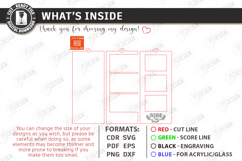 Graduation Photo Frames Laser Cut Bundle | Class of 2026 SVG Product Image 11