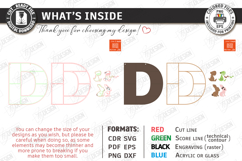 Wooden Letter Bookshelf Laser Cut | Wall Shelf | Home Decor Product Image 2