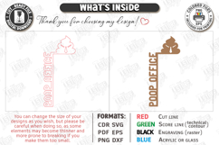 Bathroom Door Corner Laser Cut |Funny SVG| Wall Decor Laser Product Image 2