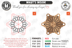 Family Name Keychains Laser Cut Kit | Puzzle Keychain SVG Product Image 2