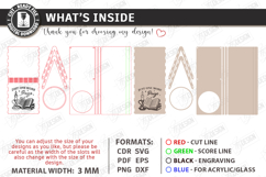 Book Display Stand with Coaster Laser Cut | Tablet Stand SVG Product Image 2