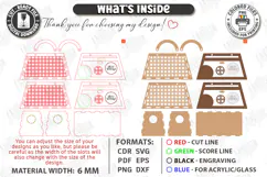 Flowers Basket Laser Cut | Floral Basket | Bouquet Holder Product Image 3