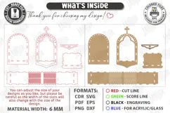 3D Layered Wooden Prayer Shrine Laser Cut | Display Stand Product Image 4