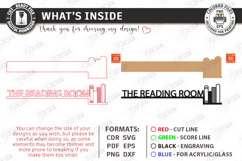 Bathroom Door Corner Laser Cut |Office Wall Sign| Funny SVG Product Image 3