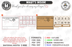 Fishing Log Trackers Laser Cut Bundle | Father's Day Gift Product Image 11