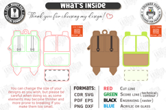 Backpack Tags Laser Cut Bundle | Keychains SVG | Name Tags Product Image 6