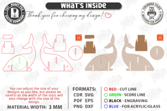 Animal Tape Dispenser Laser Cut Bundle | Desktop Tape Holder Product Image 6