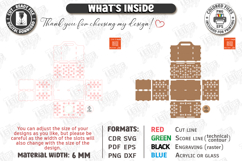 Cleaning Caddy Organizer Laser Cut | Wooden Storage Box SVG Product Image 3