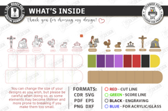 Holy Week Interactive Chart Laser Cut Bundle. Easter Story Product Image 11