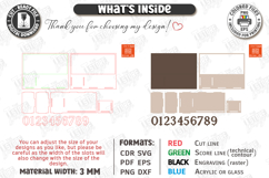 Modern House Number Signs Laser Cut Bundle | Address Plaque Product Image 11