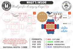 3D Music Boxes Laser Cut Bundle | Nursery Decor | Kids Laser Product Image 6