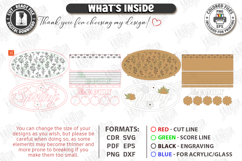 Easter Door Hanger Laser Cut | Door Basket Planter | Spring Product Image 3