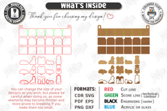 Family Wall Key Holders Laser Cut Bundle | Modern Keyholders Product Image 18