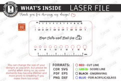 Knitting Needle Gauge &amp; Ruler Laser Cut | Sewing &amp; Craft SVG Product Image 3