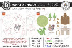 Music Boxes Laser Cut Bundle | Decorative 3D Carousel SVG Product Image 7