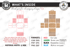 Cleaning Caddy Organizer Laser Cut | Wooden Storage Box SVG Product Image 3