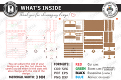 Retro Treasure Chest Laser Cut Bundle | 5 Vintage Boxes SVG Product Image 7