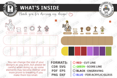 Holy Week Interactive Chart Laser Cut | Easter Story SVG Product Image 3