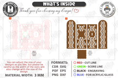 Wine Bottle Gift Box Laser Cut | Wine Bottle Holder SVG| CNC Product Image 3