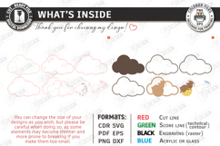 Personalized Cloud Night Light Laser Cut | Kids Name Signs Product Image 7