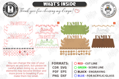 Family Birthdays Calendar Laser Cut Bundle|Family Events SVG Product Image 17