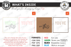 Motivational Wall Sign Laser Cut Bundle | Inspirational SVG Product Image 7