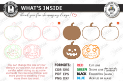 Jack o Lantern Candle Holder Laser Cut | Halloween Pumpkin Product Image 3