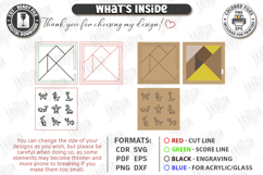 Geometric Tangram Puzzles Laser Cut Bundle | Montessori Toys Product Image 7