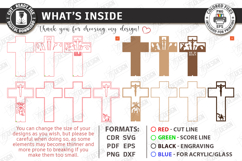 3D Layered Easter Decor Laser Cut | Multilayered Night Light Product Image 3