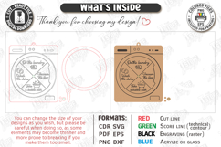 Mom Chore Wheel Laser Cut | Chore Chart | Mom Life SVG | CNC Product Image 3