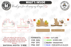 Easter Bunny Shelf Sitter Laser Cut Bundle | Layered Easter Product Image 12