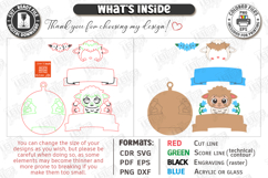 Kids Birthday Souvenir Laser Cut|Cute Animals|Kids Name Tags Product Image 3