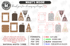 Candle House Laser Cut Bundle | Night Light | Candle Holders Product Image 7