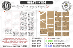 Recipe Boxes Laser Cut Bundle | Boxes with Recipe Cards SVG Product Image 7