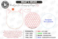 Puzzle Sample Laser Cut| Modern Puzzle |Family Activity SVG Product Image 3